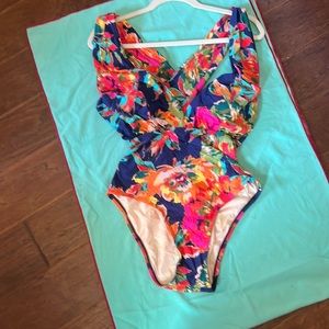 Floral Bathing Suit